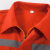 工作服春夏薄款长袖套装男 环卫工人道路施工户外护林员橙色工服 桔红灰反 185