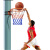 钢之麒工品 篮球架投篮框免打孔壁挂式 直径:35cm安装高度:2.75m 一个价 48小时 