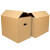 5个装 超大特硬搬家纸箱子收纳整理包装盒快递打包搬的纸壳箱 80*50*60 cm 五层超硬 无扣 5个装
