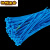 自锁式尼龙扎带大中小号塑料扣带固定捆扎带绑束线带宽.毫米F长厘米(条 棕色(咖啡色) 宽7.6毫米/长35厘米(50条)