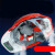 HKNA安全帽带风扇夏季工地降温遮阳太阳能制冷空调多功能可充电的头盔 红色20000大四风扇+双空调+蓝牙APP太阳能