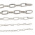 304不锈钢链条无缝铁链条长环短环晾衣链铁锁链起重链铁链子 短环3mm3米