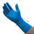 卫生加厚一次性丁晴加长橡胶乳胶劳保防油耐油耐酸碱机械手套 恒莎12寸蓝色加长加厚手套20只 S