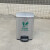 港羿 20L脚踏式 不锈钢垃圾桶茶渣桶废水桶办公室商用过滤垃圾桶