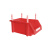 晟储 组合零件盒储物盒斜口零件盒货架零件盒 250×155×110mm 红色