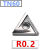 三角开槽金属陶瓷外圆数控刀片精车钢件TN60:TNMG160404/02R/L-C TN60:TNMG160402RC02角正手