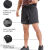 跑步短裤男夏空气裤速干透气专业运动马拉松腰包裤 经典黑:7英寸 160/76/XS