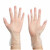 久瑞 JSH18 一次性PVC手套 工业加工餐饮手套 100只/盒 透明 S 
