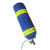 空气呼吸器气瓶保护套碳纤维6.8/9L气瓶阻燃罩面罩阻燃反光袋订做 宝蓝色 火焰蓝9L气瓶罩