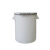 化工桶铁箍20升加厚密封全新硅胶桶塑料法兰圆桶直身桶diy过滤桶 黄色 20升桶