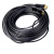 富仑  DP光纤线8K60Hz镀金插头带卡勾纯光纤线高清视频连接线黑色10M   FL-DP204