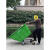 塑料环卫垃圾车 大型垃圾桶小区物业学校手推保洁清运车环卫车定制 绿色无盖