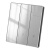 国际电工超薄灰色钢化玻璃开关插座面板86型墙壁家用一开双控五孔 七孔插座 
