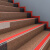 台阶自粘止滑条 楼梯防滑条 室外踏步PVC防水防滑贴 斜坡压条 桔红色 5CM宽带粘胶1米价