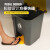 定制脚踏式垃圾桶大容量户外大号商用篓圾环卫厨房带盖脚踩大型箱 军绿色