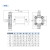 亚德客AirTar/SE标准气缸配件气缸配套配件配装 CA FTC气缸附件 F-SE50FTC