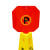安晟达 塑料方锥 广告四方告示牌 方锥停车桩 警告警示牌 黄色小心地滑