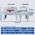 热收缩膜包装机 小型餐具化妆品礼盒热收缩机 全自动大型热缩机塑封机外包装热塑包膜机收缩膜包装机 (BS-4020F-高台)+(半自动封切机)