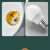 KEDOETY【灯泡可更换】E27螺口台灯带插座,办公学习家居多功能台灯 单白色光(不带USB) 电源线长:0.8米