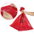 冰禹 BYS-5 加厚医疗垃圾袋 一次性医院废物包装垃圾袋 红色平口式61*81cm(单拍不发)