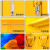 五星盾 应急物资柜【900*500*1920mm】防汛紧急物资存储柜消防工具器材展示柜安全存放柜 黄色