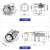 加连XS12航空插头2芯镀银触脚公母头推拉带锁卡扣快速接头连接器 xs-6芯(插头+插座)