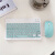 趣器屋无线蓝牙平板键盘ipad电脑手机外接鼠标安卓通用 绿色(键盘+鼠标套装)推荐 7.9英寸