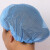 赛瑞佳可水洗无尘帽工作帽车间网帽厨房帽男女通用透气头套夏 加大款5个(蓝色)