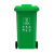 户外垃圾桶大容量商用加厚物业小区干湿分类环卫挂车带盖餐饮厨房 100升加厚桶(蓝色)