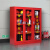 消防柜器材柜微型消防站应急物资柜消防沙箱工地应急物资柜灭火箱 1.4*0.9*0.4米单柜子 加厚钢化玻璃