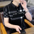 劲霸格子印花短袖男夏季高端时尚年轻人polo衫夏天带领上衣服 2黑色 XL120-135斤