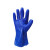 春蕾手套906蓝色磨砂防油手套防滑耐磨工业用劳保浸塑耐油 春蕾906耐油手套.2双 M