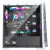 鑫谷拉克斯LUX电脑主机机箱360水冷ATX大板台式机亚克力侧透中塔 LUX360 幻影黑+3个Z12彩虹风扇