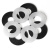白色硅胶垫片螺丝防水垫圈圆形耐高温密封件减震黑色橡胶丁腈平垫 2分硅胶白垫(6*12*m)20颗