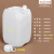 佳叶30LB乳白色透气桶加厚堆码桶塑料桶废液桶方形化工桶溶剂桶肥料桶有机肥桶 S