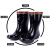东部工品 工矿靴防滑pvc一体安全防护橡胶高筒雨靴矿靴 中筒*43 