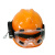 庄太太 应急救援头盔 ABS消防安全帽【手电+护目镜+头盔 (红色)】ZTT1081