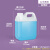 佳叶2L方桶_半透明色塑料桶加厚取样腐蚀酸碱桶密封方桶废液桶 S