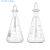 锥形毫升三角具铂氧气燃烧瓶瓶100/250/500/1000ml石英玻璃量瓶三 玻璃1000ml/24铂1.0mm