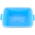 冰禹 塑料带提手收纳箱 加厚杂物整理箱工具储物箱 北欧蓝8+15+27L（3件套） bf-240