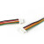 SH1.0mm端子线1mm间距电子线单头双头电路板彩色PCB连接线2P-6Pin (5条)单头SH1.0端子线-6P 长度2