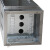 室外不锈钢防雨机柜0.6米0.8米1.2米22u9u户外防水网络监控交换机 不锈钢本色 2200x800x600cm