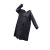 工孚 长款雨衣男女通用均码便携加厚非一次性雨衣100g 一件价 黑色 