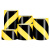 RFSZ 黑黄PVC警示胶带 地标线斑马线胶带定位 安全警戒线隔离带 60mm宽*33米