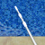 阿其安力游泳池伸缩杆救生杆吸污机伸缩杆捞网3米5米泳池清洁设备 1米铝合金加厚杆（两节伸缩）