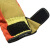 F22501 芳纶针织布阻燃防火防割手套 抢险救援防护手套 黄色 8/M