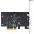 TP-LINK PCI-E网卡 万兆有线SFP+光口内置网卡10G高速网口扩展卡台式电脑自适应光纤网卡 TL-NT521F