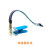 烧录探针夹2.0/2.54mmSTM32调试下载程序PCB量产多规格治具夹具 蓝色 2。0mm x 2P x 单排