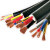 东江源 低压电力铜芯电缆 YJV22 3×70+2×35 0.6/1KV黑色 1米价格100米起订