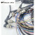 定制适用M12连接器防水连接线航空插头传感器接头m12航空接线4P5 单头直公头PVC屏蔽线(针) 5芯 2米现货